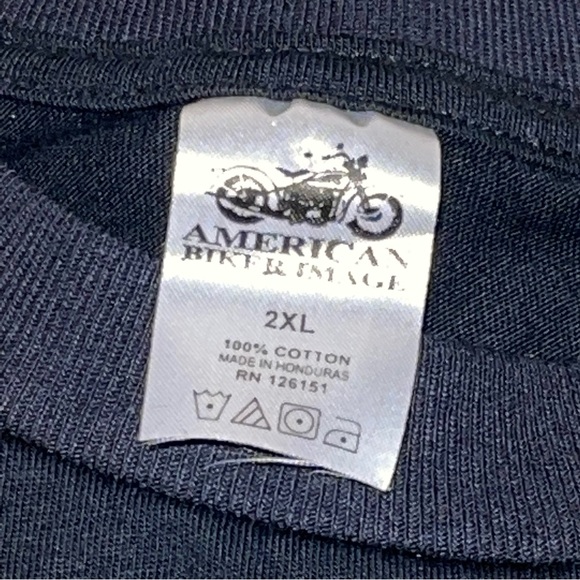 American Biker Image 2010 Bike Week Daytona Beach T-Shirt Black Orange Size 2XL - Picture 4 of 5